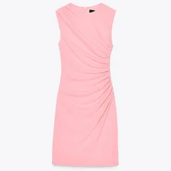 Vestido rosa Zara