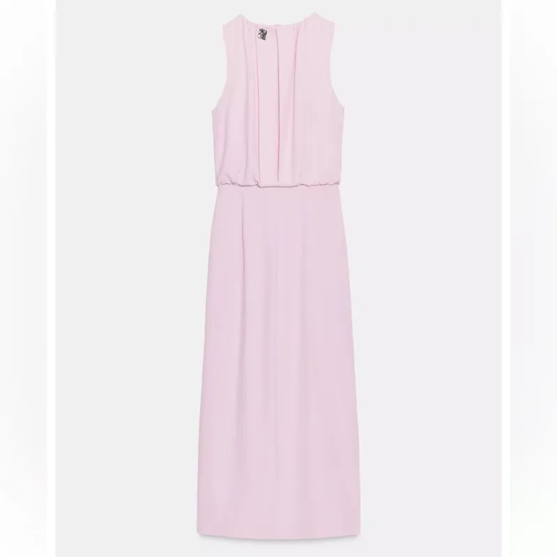Vestido rosado Zara