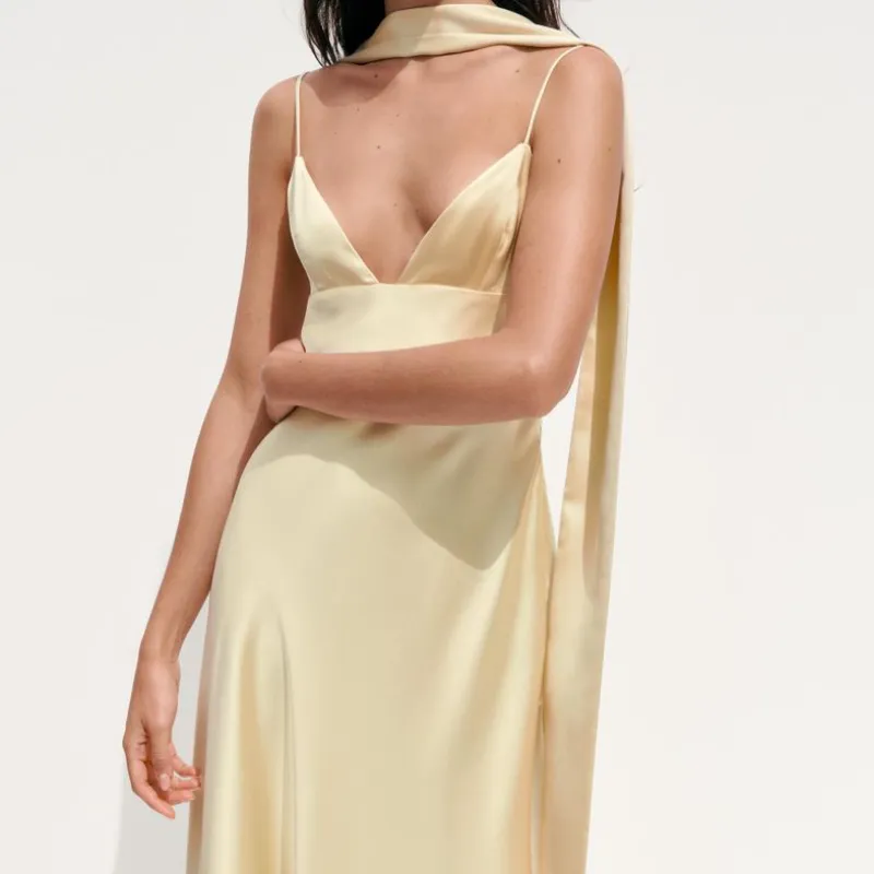 Vestido satinado