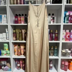 Vestido Satinado Largo