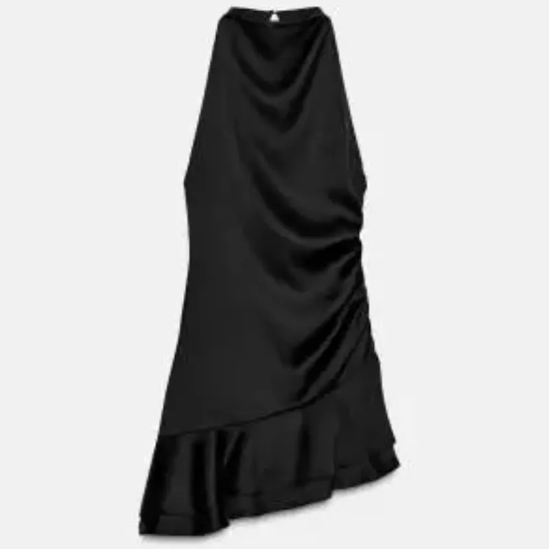 Vestido satinado Zara