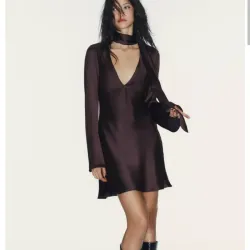 Vestido Satinado ZARA