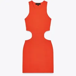 Vestido Zara con aperturas