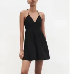 Vestido Zara con detalles Bordados