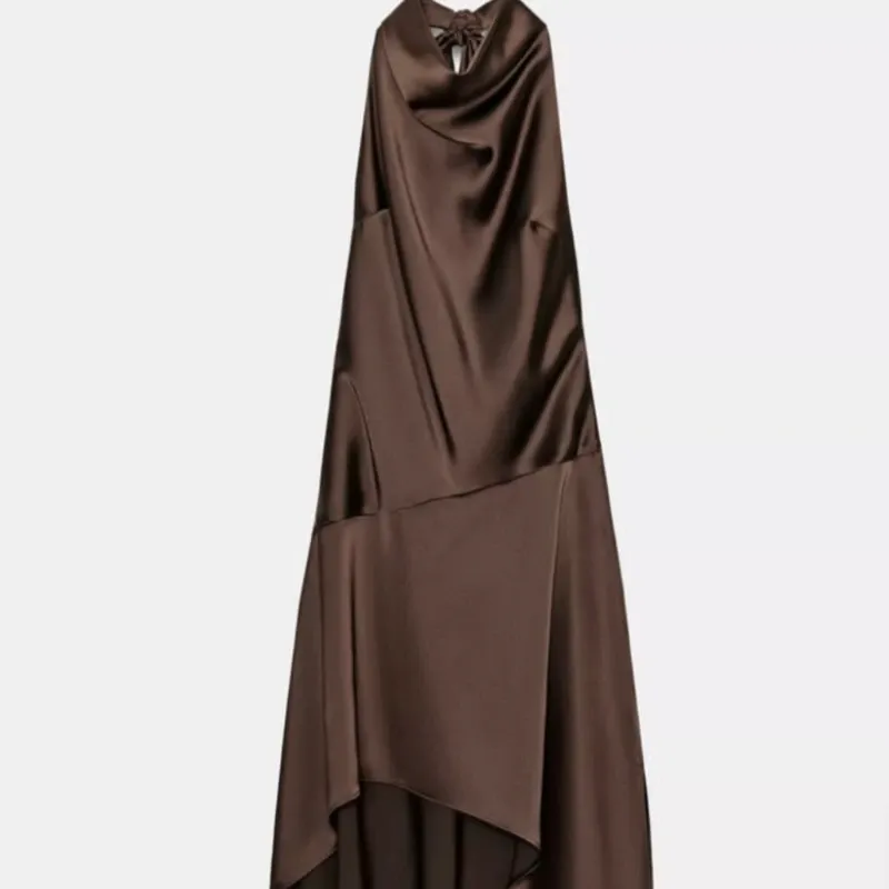 Vestido Zara satinado