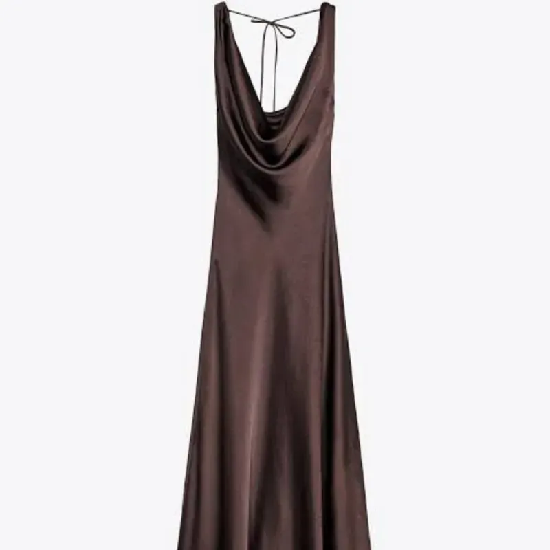 Vestido ZARA Satinado