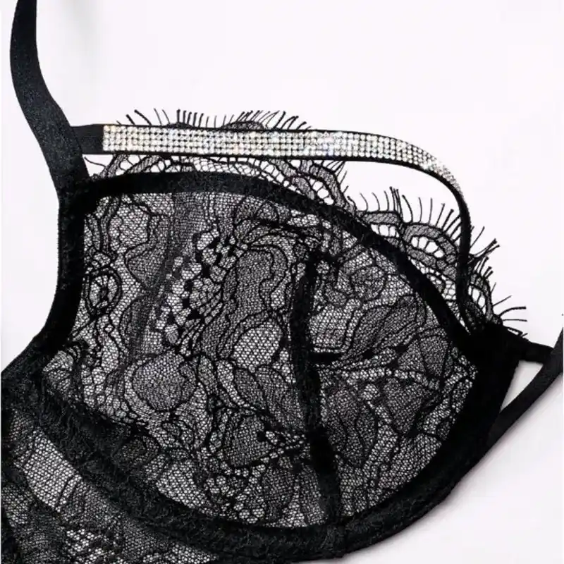 Victoria's Secret Brasier lencero con brillantes