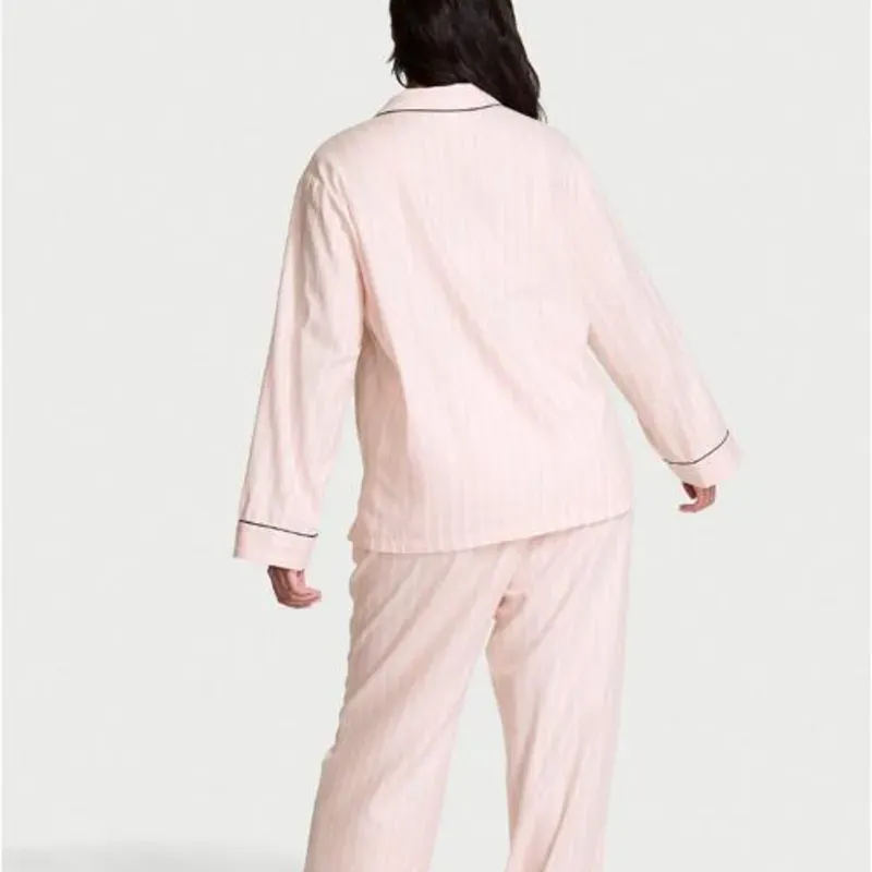 Victoria's Secret Pijama de algodón mangas largas y pantalón