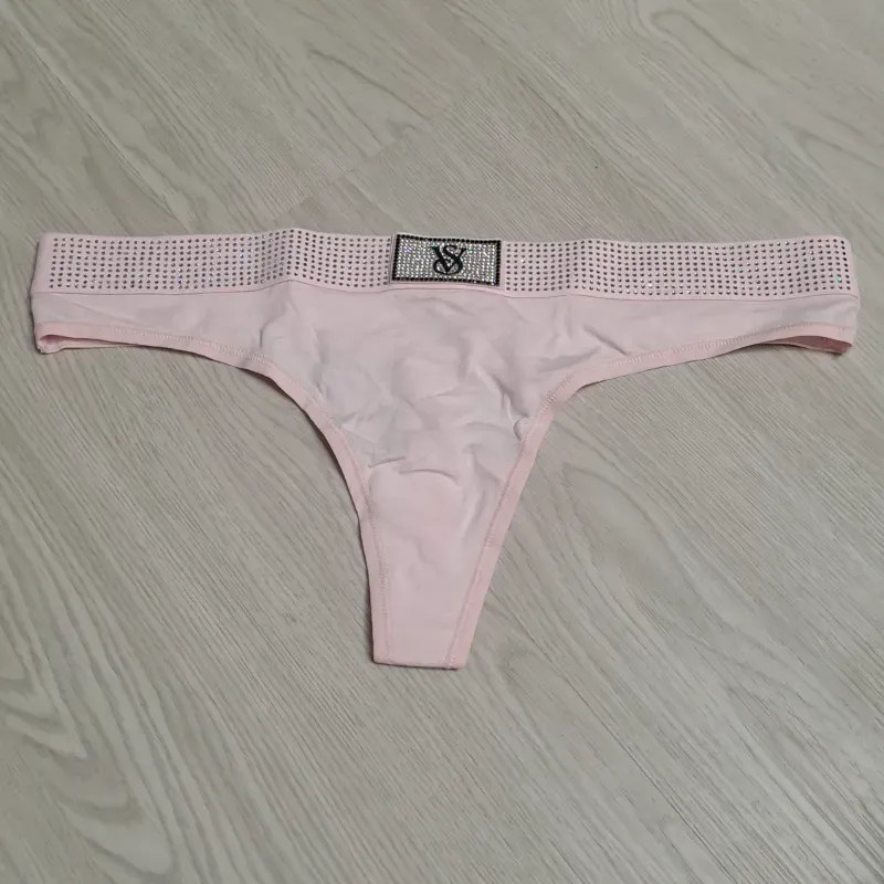 Victoria's Secret Shine Patch Tanga Algodón