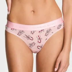 Victoria's Secret Shine Patch Tanga Algodón Panty