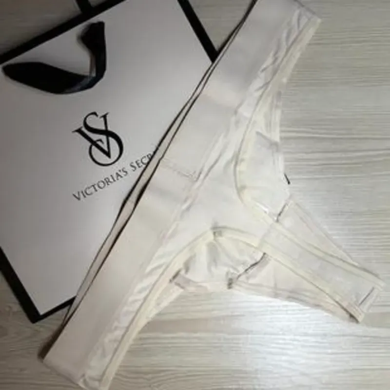 Victoria's Secret Shine Patch Tanga Algodón Panty