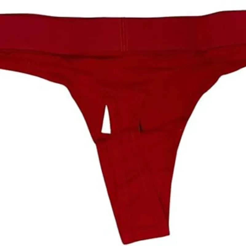 Victoria's Secret Shine Patch Tanga Algodón Panty