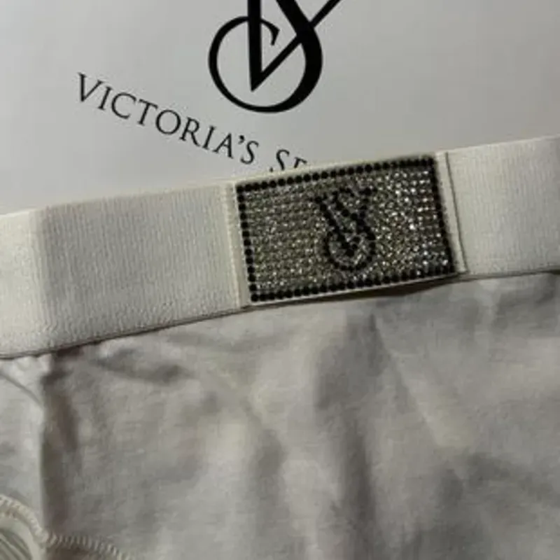 Victoria's Secret Shine Patch Tanga Algodón Panty