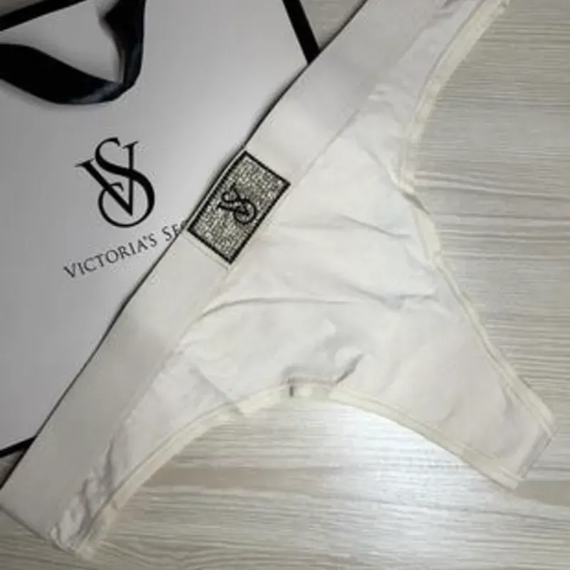 Victoria's Secret Shine Patch Tanga Algodón Panty