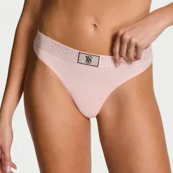 Victoria's Secret Shine Patch Tanga Algodón