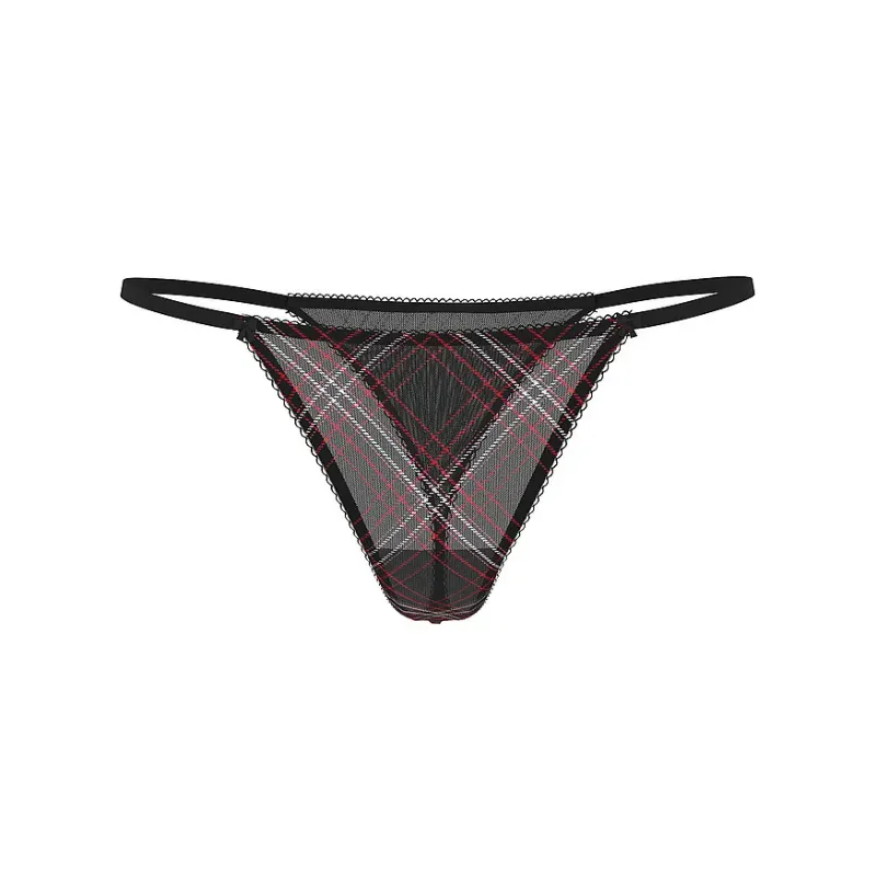 Victoria's Secret tanga de cuadros