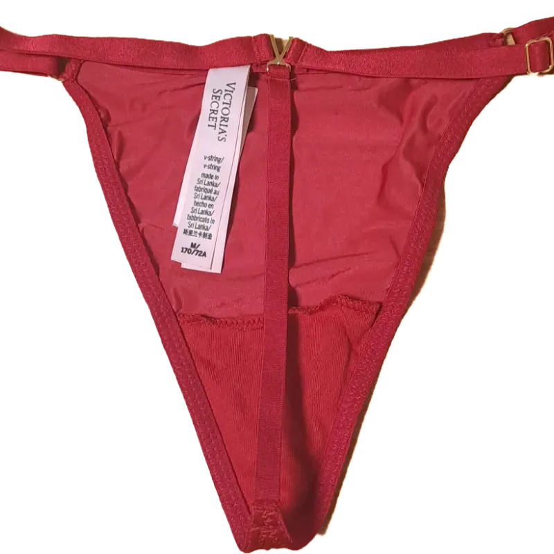 Victoria's Secret tanga rojo con herraje