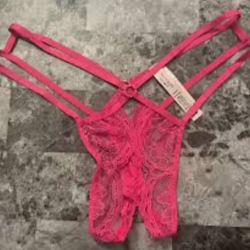 Victoria's Secret tangas abiertas de encaje