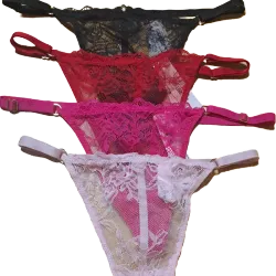 Victoria's Secret tangas de encaje con herraje