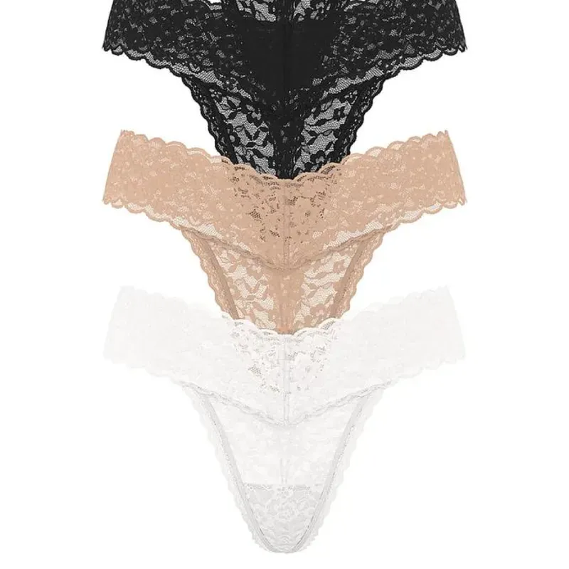 Victoria's Secret tangas de encaje.