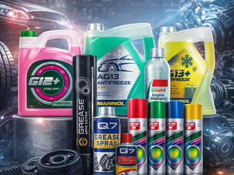 Líquidos, Grasas, Sprays