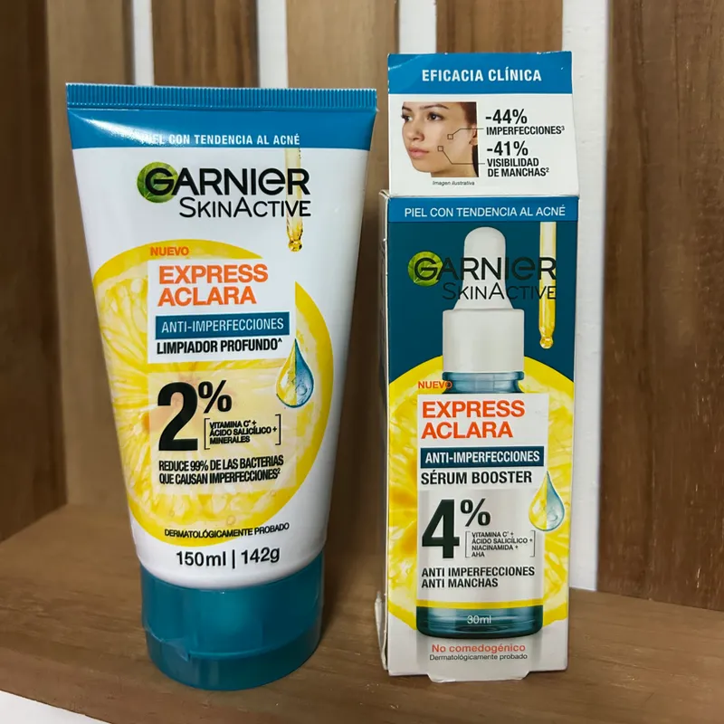Kit “Garnier” para piel acnéica, grasa o mixta