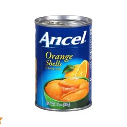 Lata de cascos de naranja