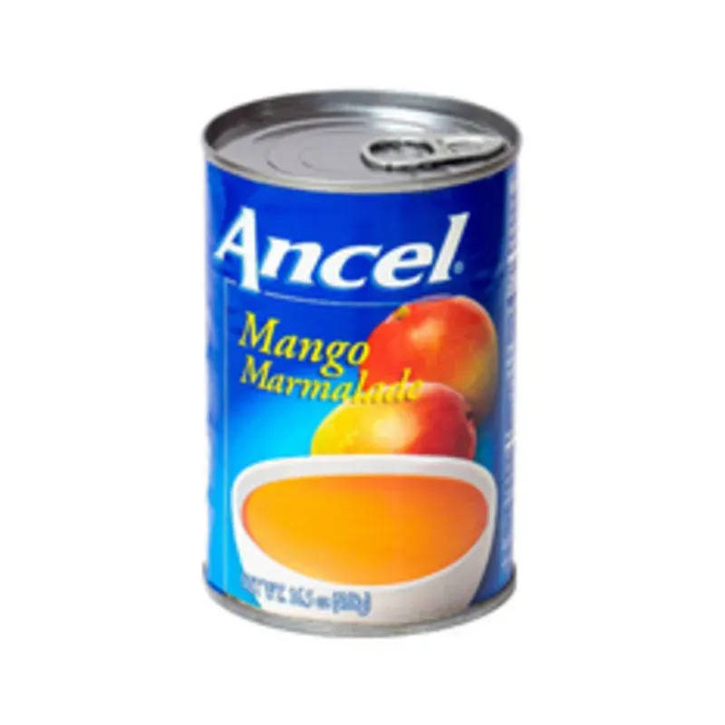 Lata de mermelada de mango
