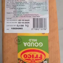 Queso gouda holandés 