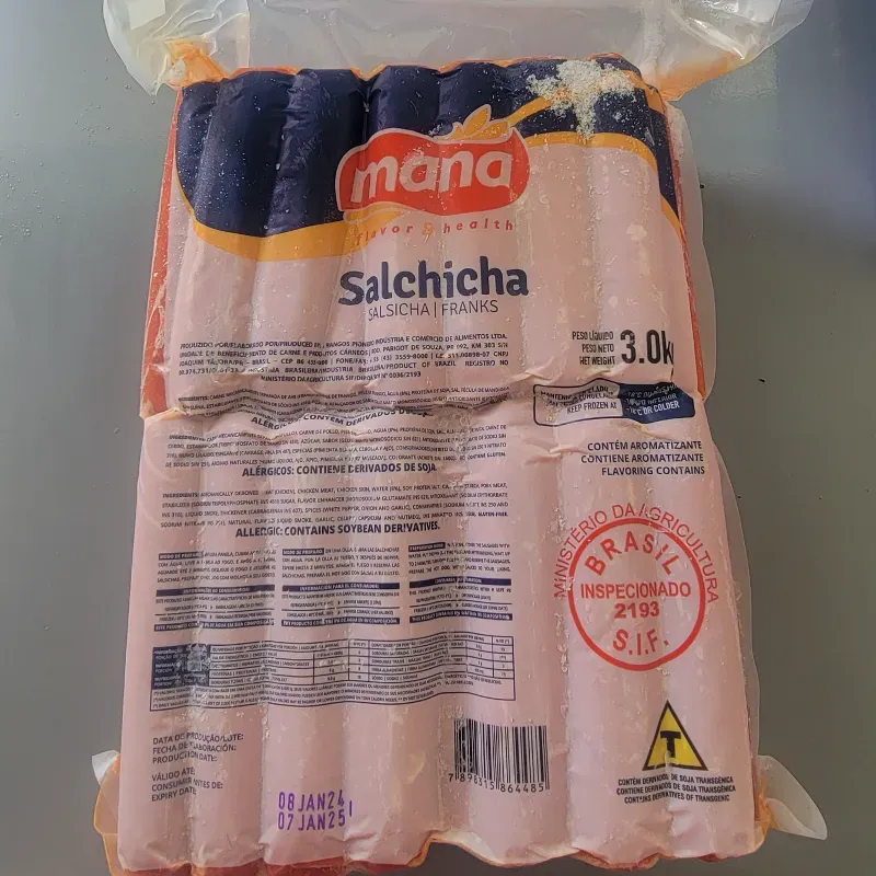 Salchichas de 3 kg