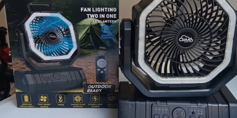 Ventilador recargable f6