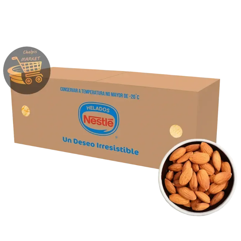 Caja de Helado Nestlé de Almendra, 4.5 L