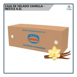 Caja de Helado Nestlé de Vainilla, 4.5 L