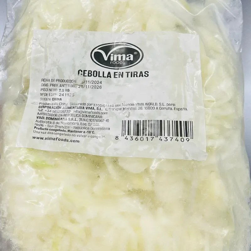 Cebolla en tiras 