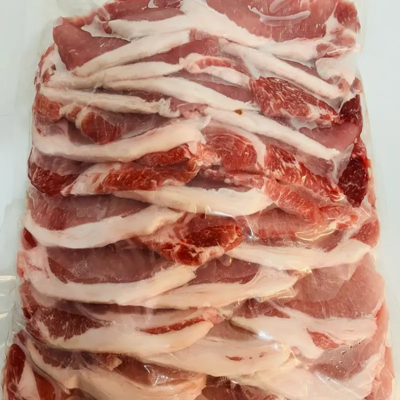 Chuletas de Cerdo Envasadas al Vacío 