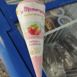 Cono de Fresa - Vainilla 