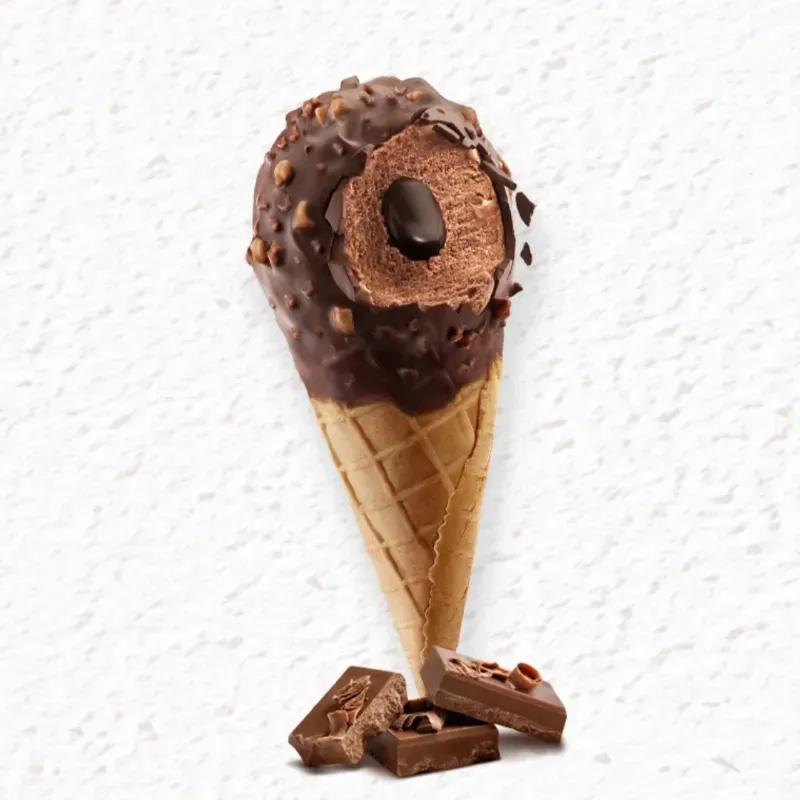 Cono de Helado Sabor Chocolate 