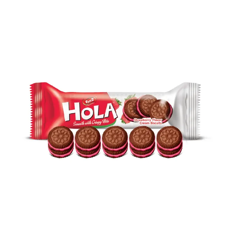Galleticas Hola / Relleno Sabor Fresa 
