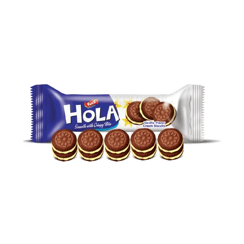 Galleticas Hola / Relleno Sabor Vainilla 