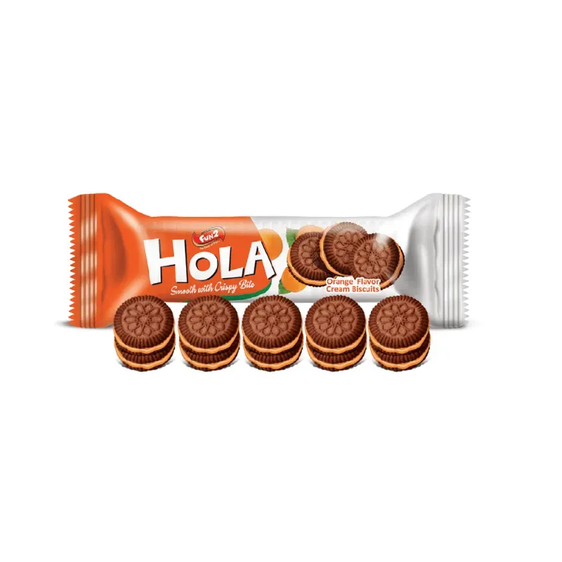 Galleticas Hola / Relleno Sabor Naranja 