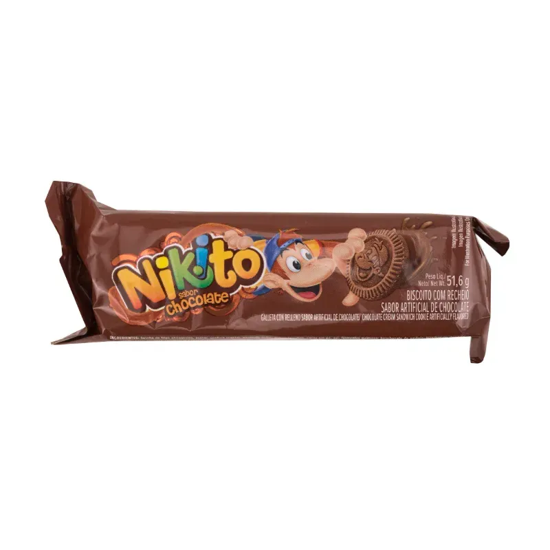 Galleticas Nikito / Relleno Sabor Chocolate 