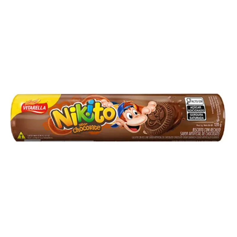 Galleticas Nikito / Relleno Sabor Chocolate 
