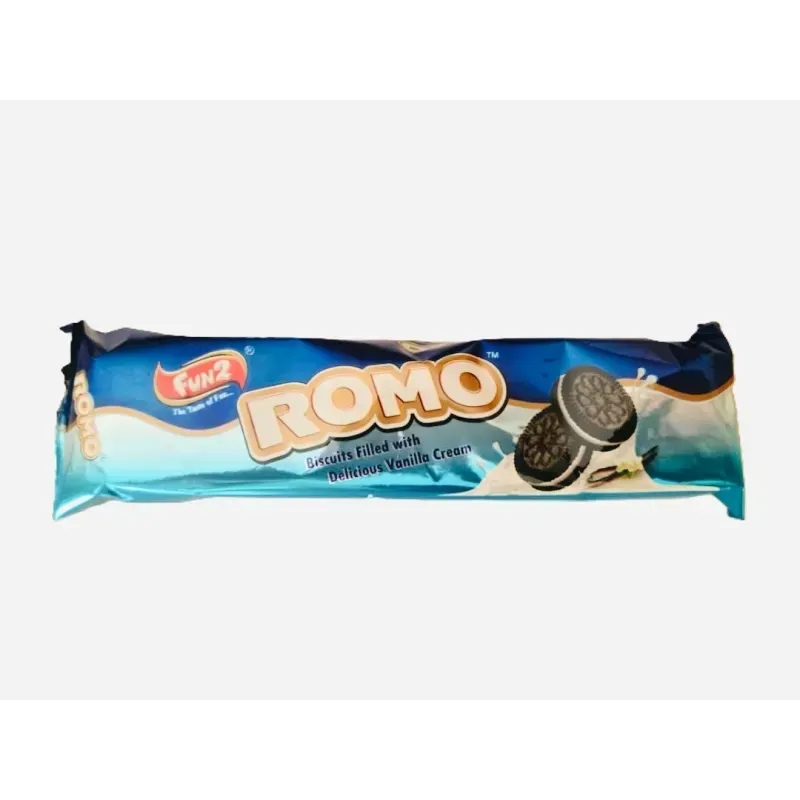 Galleticas Romo / Chocolate y Relleno Sabor Vainilla 
