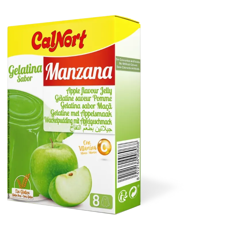 Gelatina Sabor Manzana 