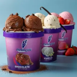 Helado Gustatini 1 L / Fresa 