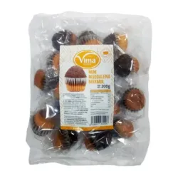 Mini magdalenas chocolate 