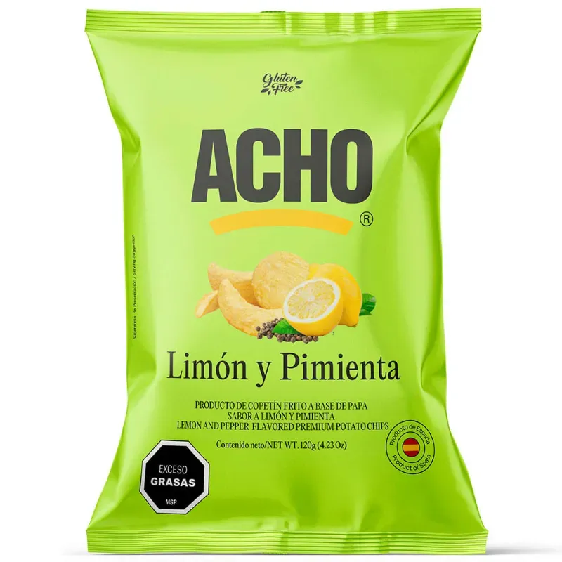 Papitas Fritas Acho / Limón y Pimienta 