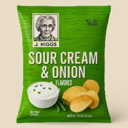 Papitas Fritas J. Higgs / Crema Agria y Cebolla 