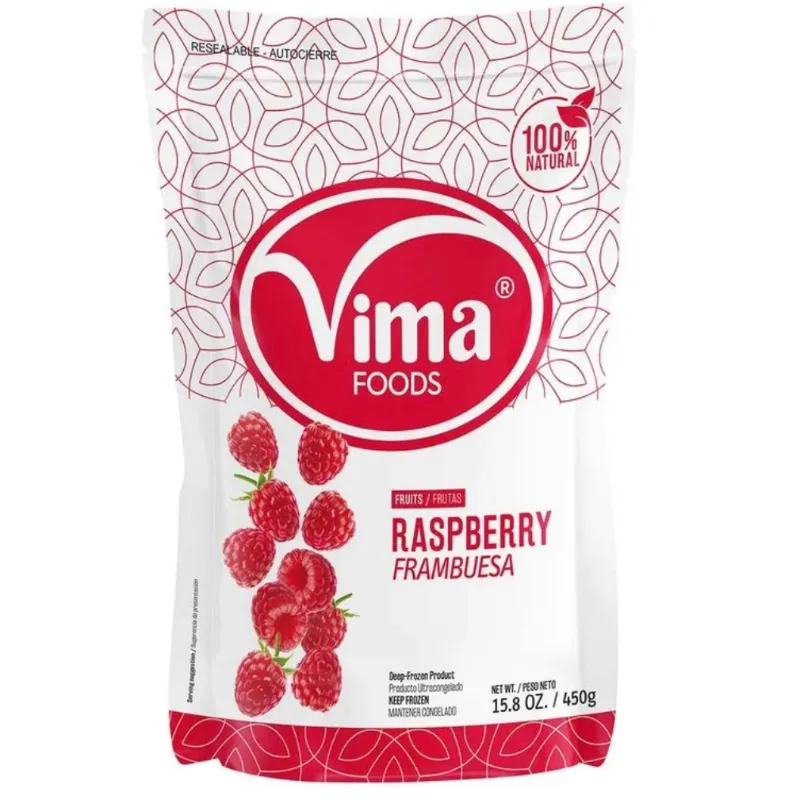 Paquete de frambuesas