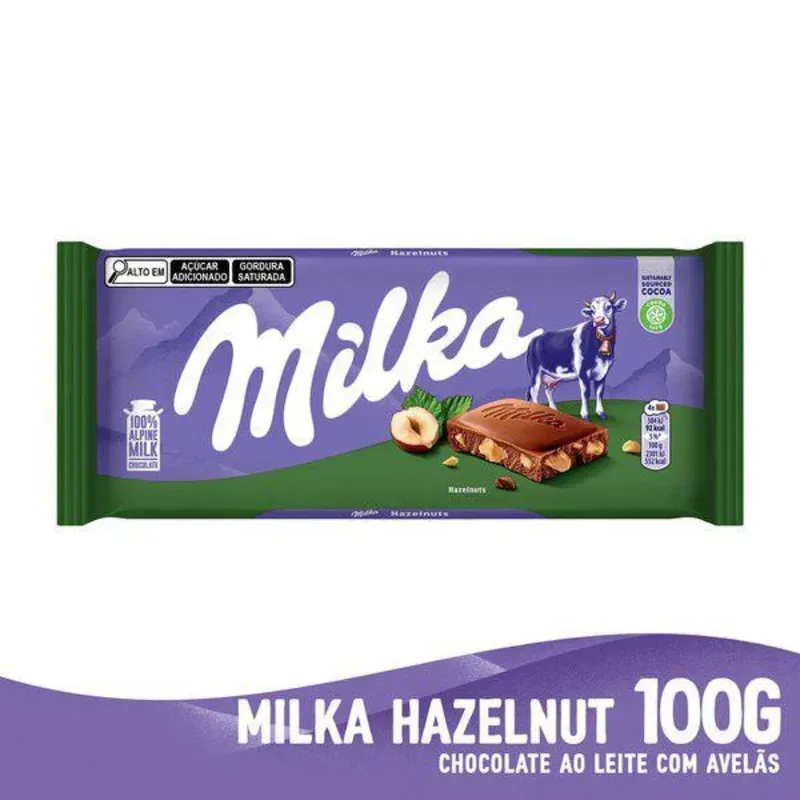 Peter de Chocolate Milka / Avellanas 
